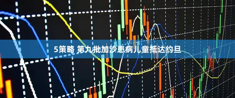 5策略 第九批加沙患病儿童抵达约旦