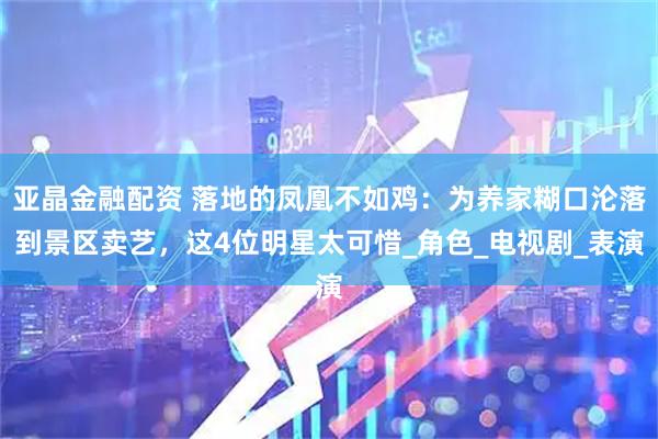 亚晶金融配资 落地的凤凰不如鸡：为养家糊口沦落到景区卖艺，这4位明星太可惜_角色_电视剧_表演