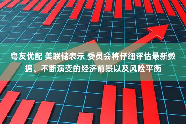 粤友优配 美联储表示 委员会将仔细评估最新数据、不断演变的经济前景以及风险平衡
